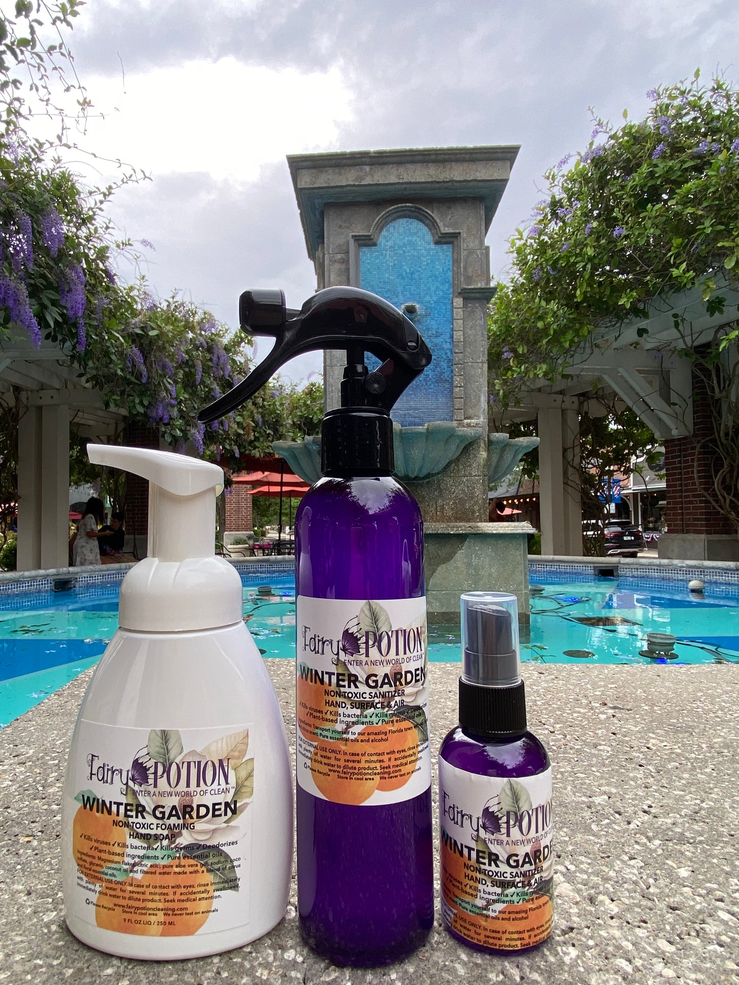 Non-toxic Winter Garden foaming soap