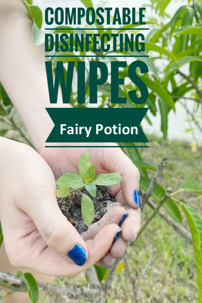 Non-toxic Compostable Disinfecting Wipes
