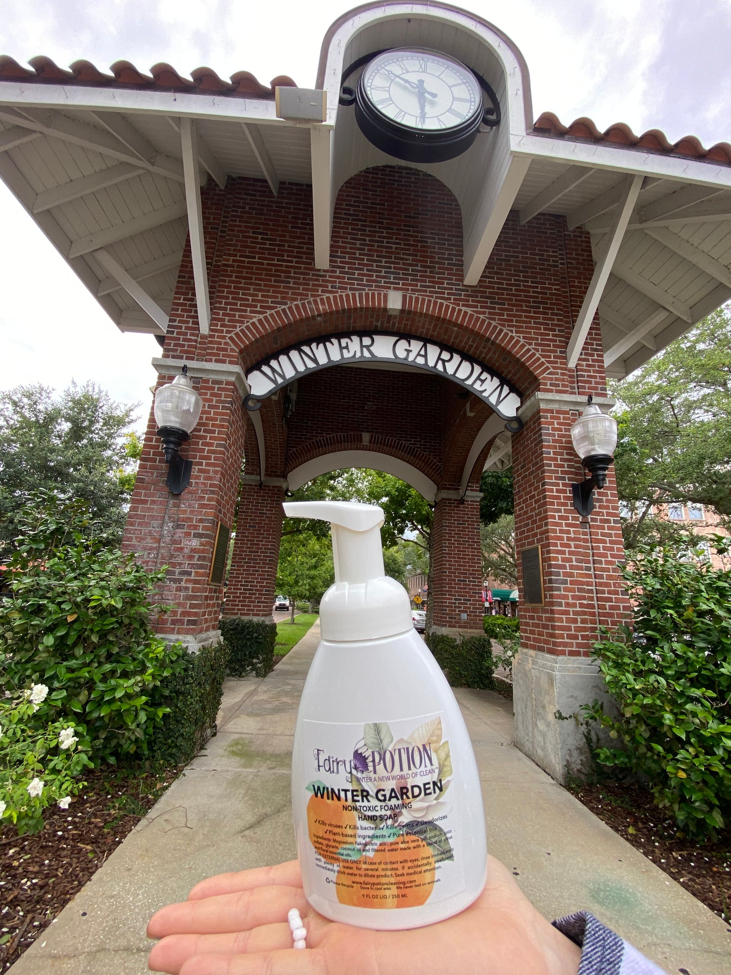 Non-toxic Winter Garden sanitizer and deodorizer