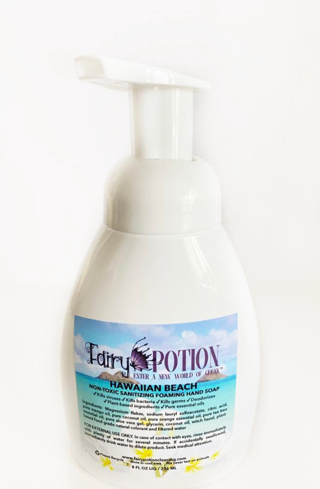 Non-toxic Hawaiian Beach foaming soap