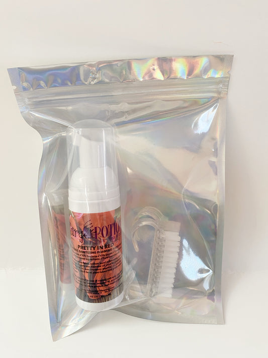 Pretty in Red Non-Toxic Sanitizing Travel Kit