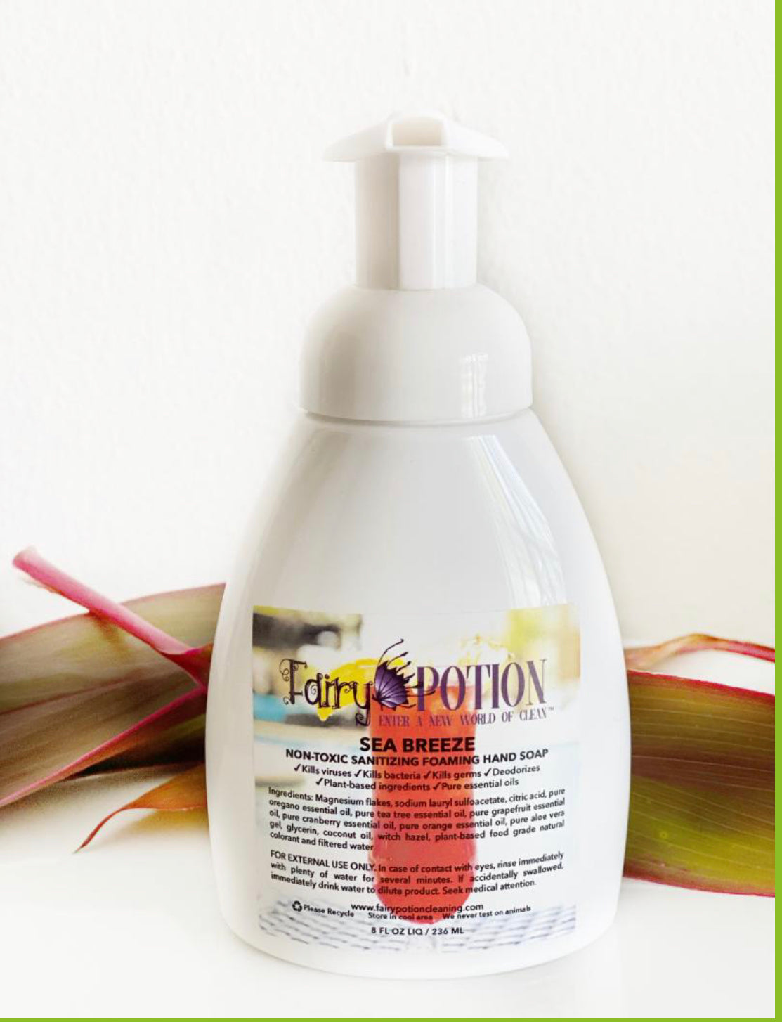 Non-toxic Sea Breeze foaming soap
