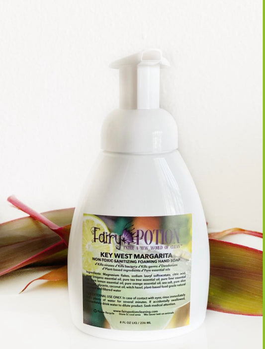 Non-toxic Key West Margarita foaming soap