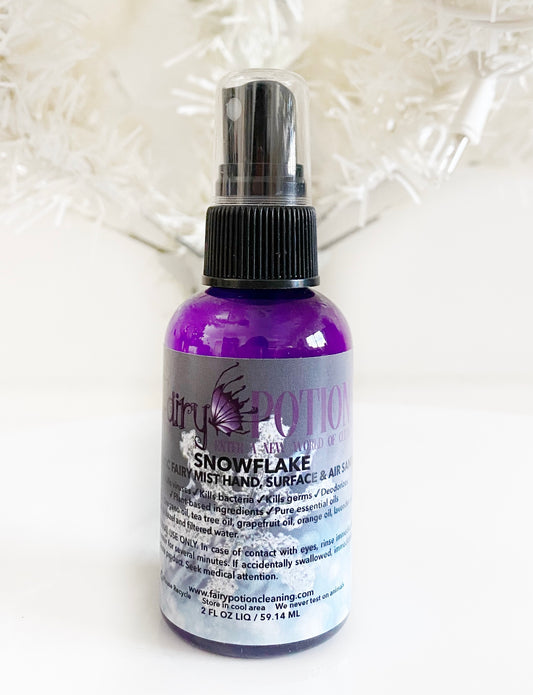 Non-Toxic Snowflake Sanitizer & Deodorizer