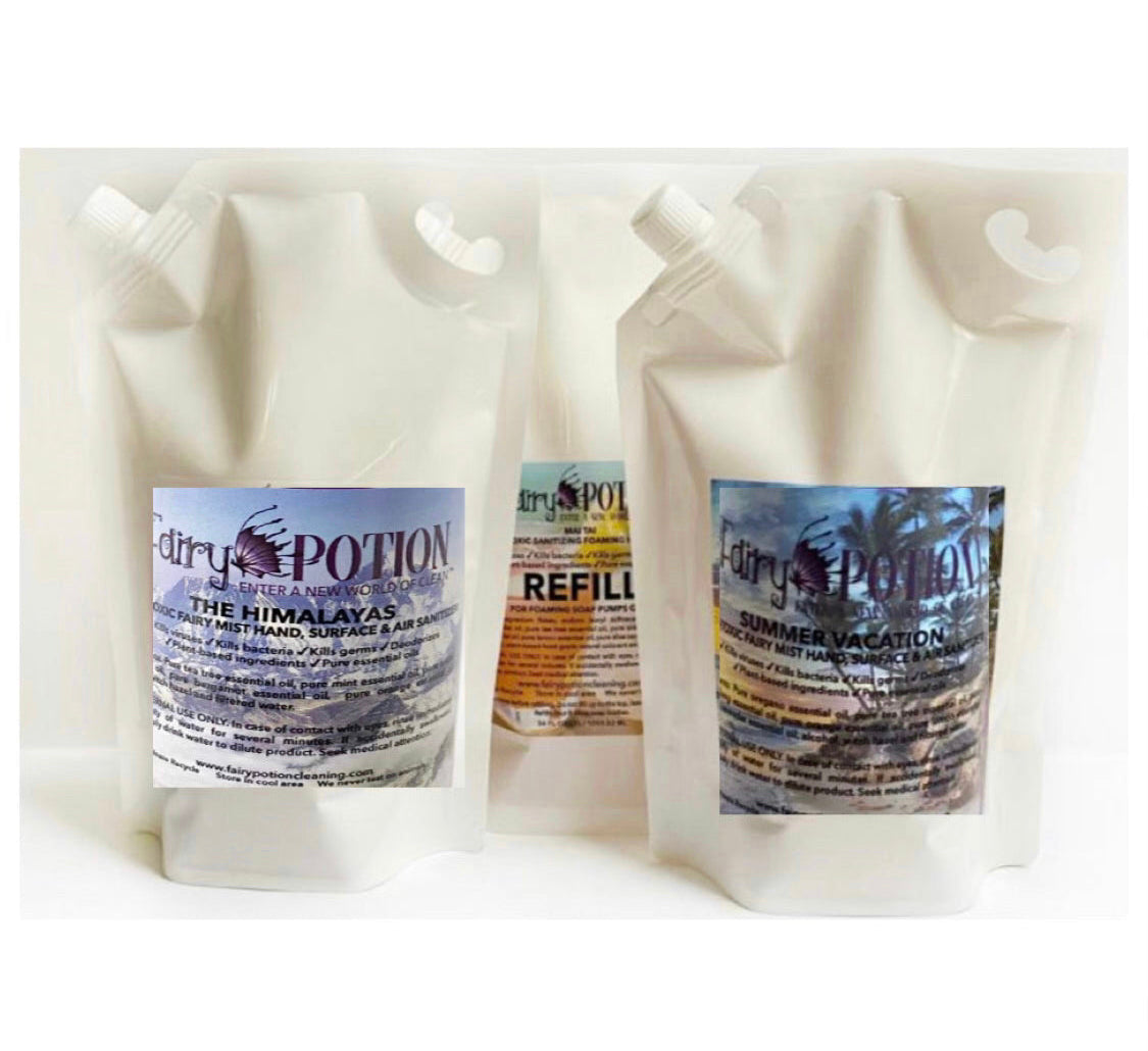 Non-toxic Fairy Garden foaming soap