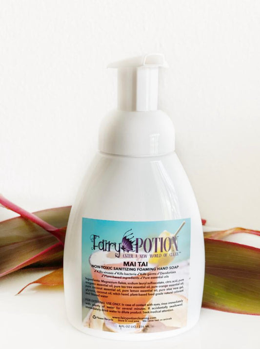 Non-toxic Mai Tai foaming soap (notes of citrus blend and coconut)