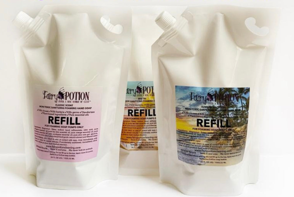 Non-toxic Sea Breeze foaming soap