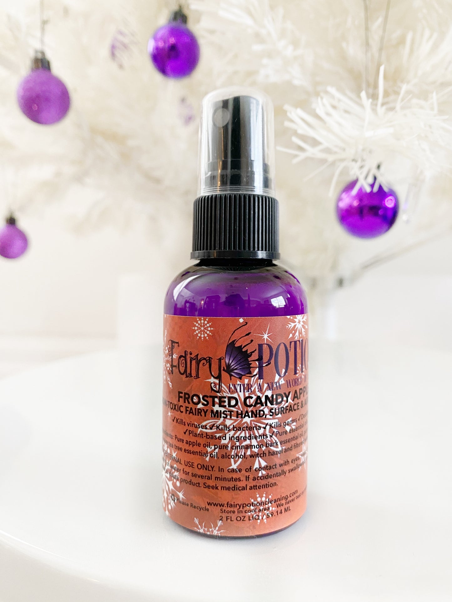 Non-Toxic Frosted Candy Apple Sanitizer & Deodorizer