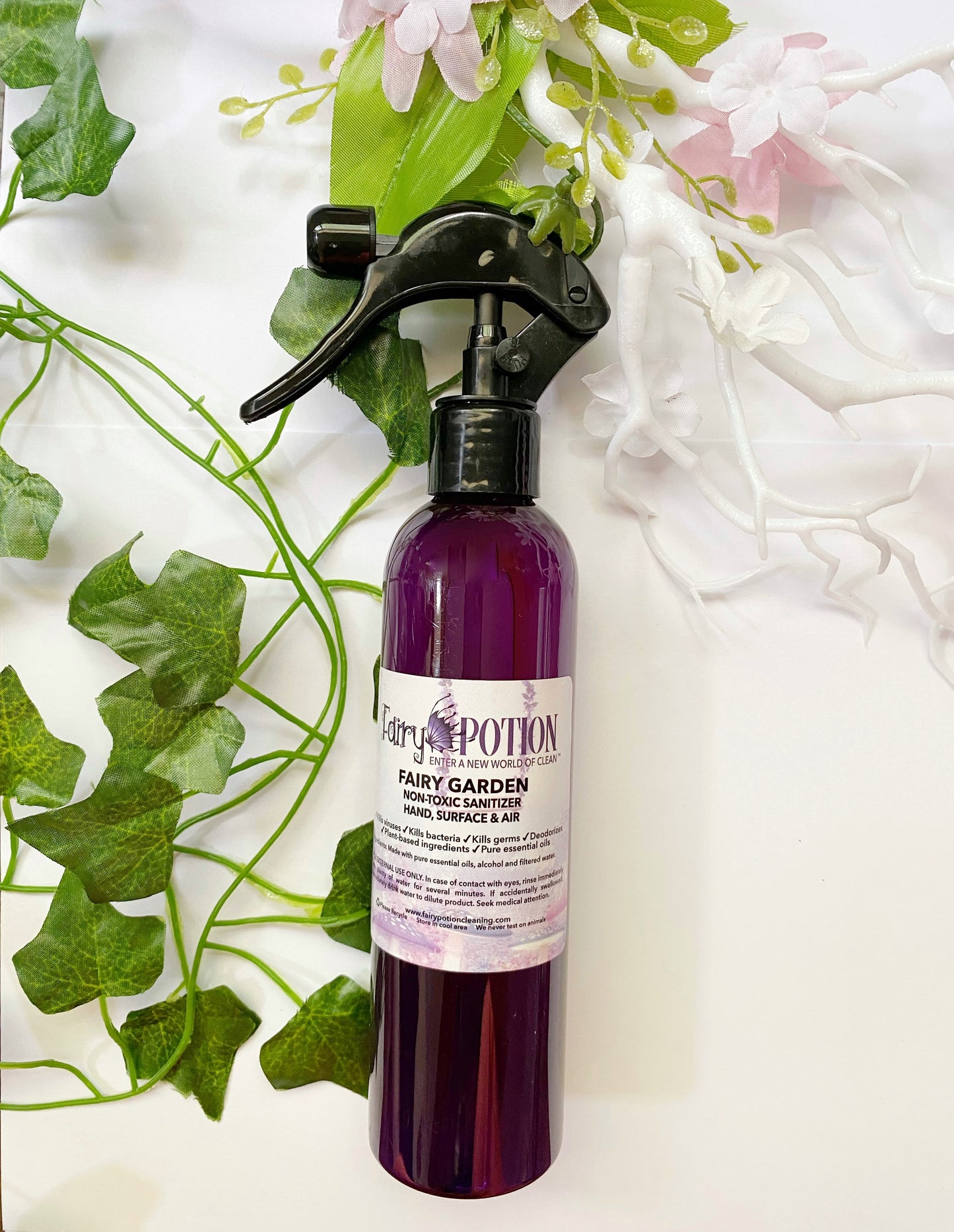 Non-toxic Fairy Garden Sanitizer and Deodorizer