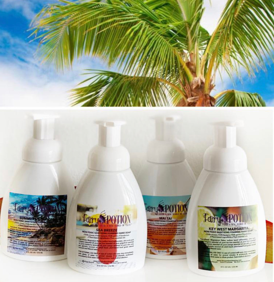 NON-TOXIC FOAMING SOAPS