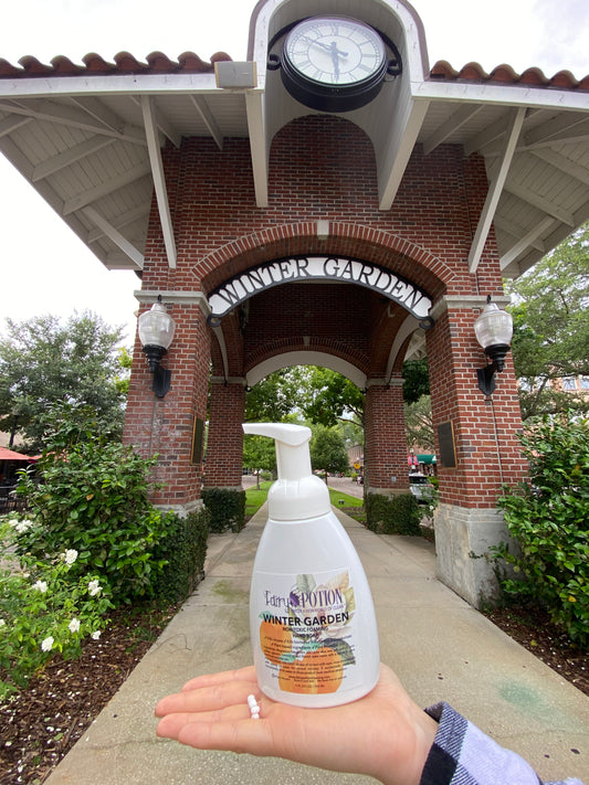 Non-toxic Winter Garden foaming soap
