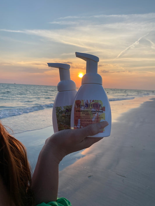 Non-toxic Strawberry Lemonade foaming soap
