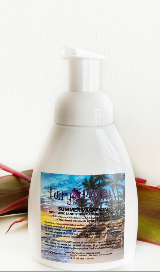 Non-toxic Summer Vacation foaming soap