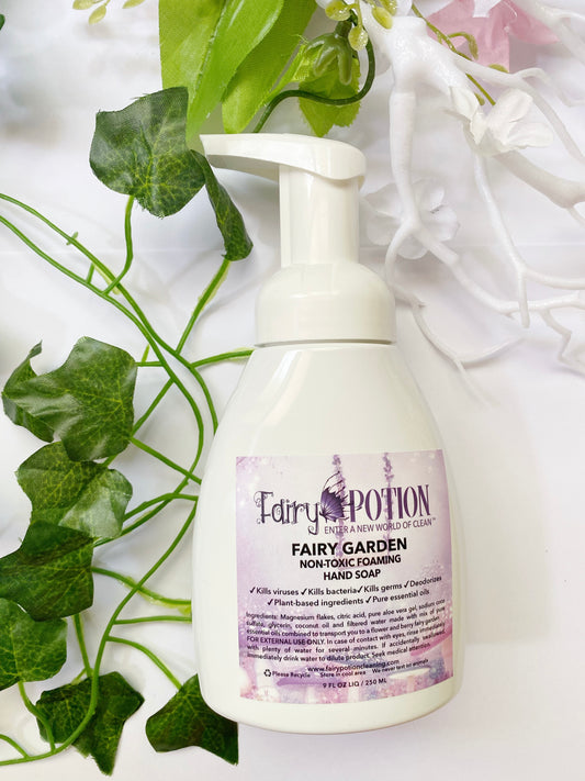 Non-toxic Fairy Garden foaming soap