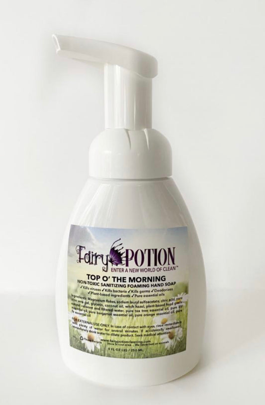 Non-toxic Top O’ The Morning foaming soap